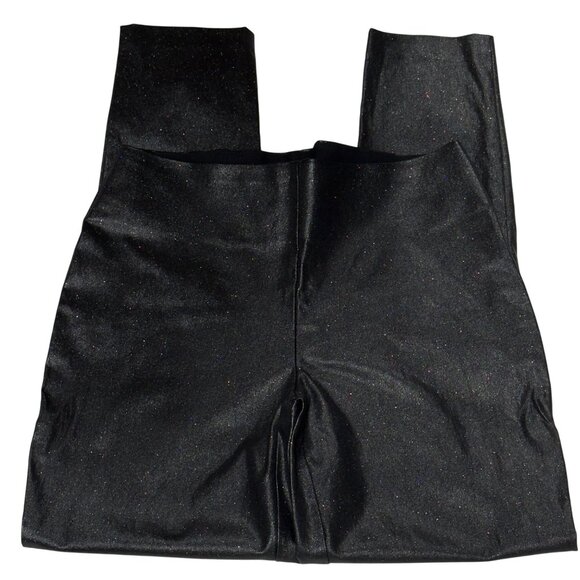 VERSONA Womens Contemporary Black Glittery Pants Stretch  Size 10 - Picture 1 of 11